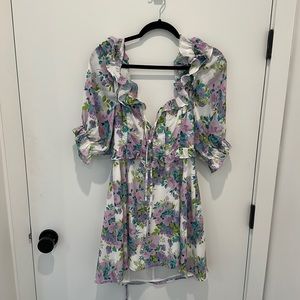 For Love & Lemons Lace Back Dress